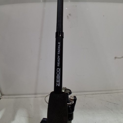 ZEBCO READY TACKLE SPINCAST TELESCOPIC ROD MEDIUM-LIGHT LINE WEIGHT 6-10LB - BLACK/BLUE (MODEL:RTSP565ML) image 5