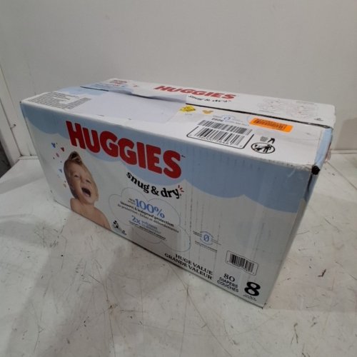 80PK HUGGIES SNUG & DRY DIAPERS - SIZE 8 - MICKEY MOUSE image 2