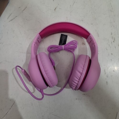 KID'S MPOW WIRED FOLDABLE HEADPHONES WITH VOLUME CONTROL - PINK (MODEL: BH297B) image 3