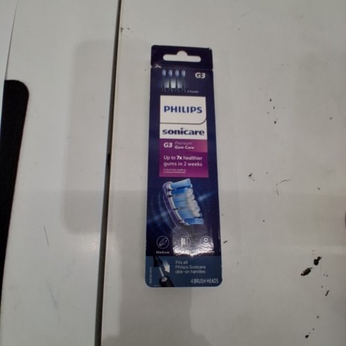 4PK PHILIPS G3 PREMIUM GUM CARE SONICARE REPLACEMENT TOOTHBRUSH HEADS (STYLE: G3) BLACK image 2