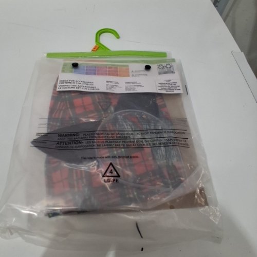 2PC TODDLER RUBIES WEREWOLF COSTUME - 3-4T - RED/BLACK/GREY (STYLE: 1002834) image 3