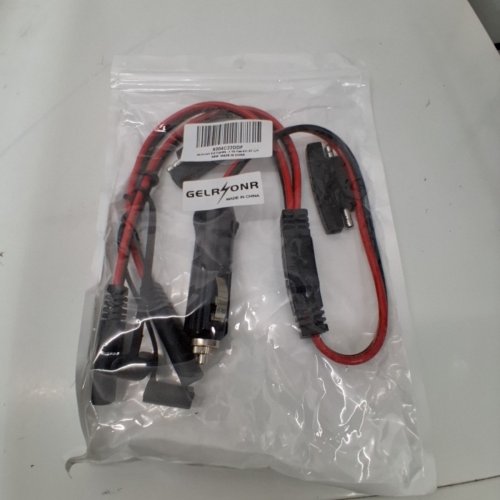 GELRHONR CIGARETTE PLUG TO DUAL SAE CABLE - 15A - RED/BLACK image 3
