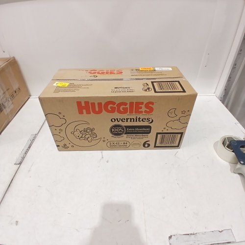 84PK HUGGIES OVERNITES DIAPERS - SIZE 6 - WINNIE THE POOH image 2