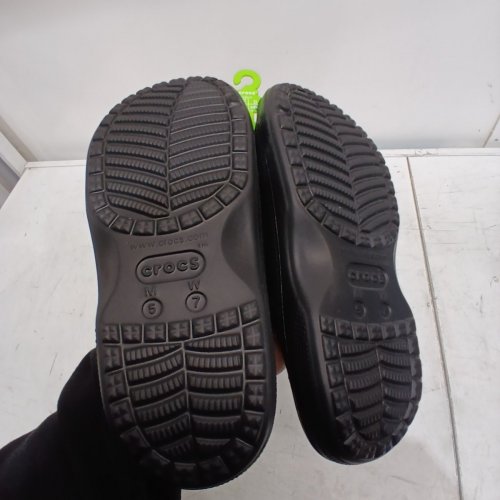 CROCS BAYA ADULT UNISEX SANDAL - M5/W7 - BLACK (STYLE: 207627-001) image 5