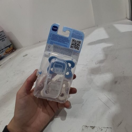 2PK MAM ORIGINAL MATTE BABY PACIFIER - 0-6M - BLUE/GREY image 3