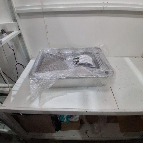 STAINLESS STEEL CAT LITTER BOX FOR LARGE OR MULTIPLE CATS - XXXL - 24" X 14.5" X 16.5" - GREY image 2