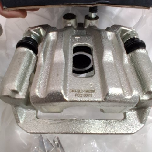 2PC CMX DISC REAR PASSENGER AND DRIVER BRAKE CALIPERS - FITS SELECT MODELS - SILVER (MODEL: SLC-19B2994/SLC-19B2995) image 5