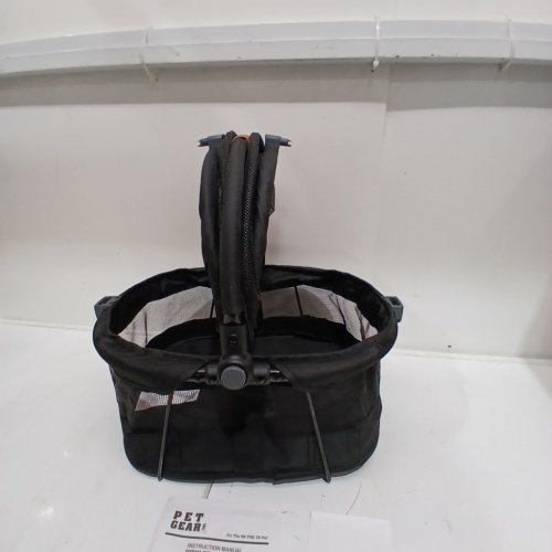 PET GEAR 360 DEGREE VIEW TRAVEL PET SAFETY CARRIER AND CAR SEAT FOR SMALL DOGS AND CATS WITH PUSH BUTTON ENTRY - 18" X 16.5" X 18.5" - BLACK (MODEL:PG1040NZBKU) image 3