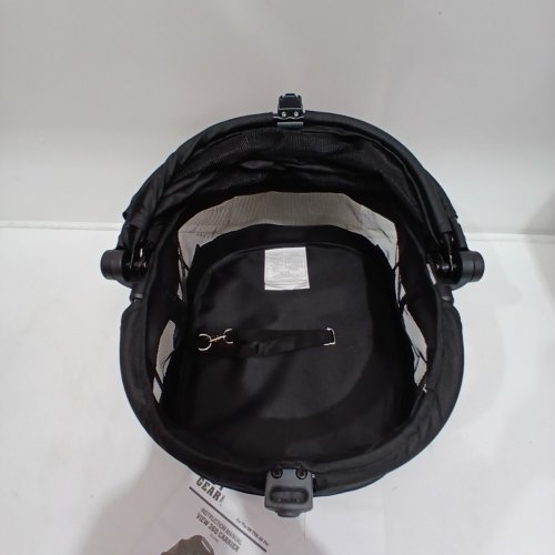 PET GEAR 360 DEGREE VIEW TRAVEL PET SAFETY CARRIER AND CAR SEAT FOR SMALL DOGS AND CATS WITH PUSH BUTTON ENTRY - 18" X 16.5" X 18.5" - BLACK (MODEL:PG1040NZBKU) image 4