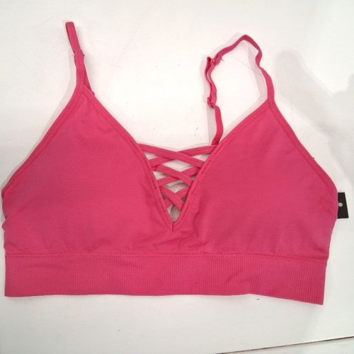 WOMEN'S NO BOUNDARIES SPORTS BRA - MEDIUM - RACY PINK (STYLE: NBS2700LD) image 2