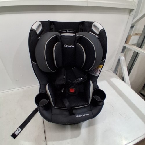 EVENFLO REVOLVE360 2-IN-1 ROTATIONAL CAR SEAT - 24.3" X 16.7" X 20.8" - CANTON BLACK (MODEL: CS260112470C) image 3