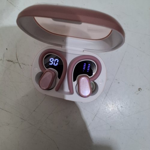 OYIB TRUE WIRELESS BLUETOOTH EARBUDS WITH CHARGING CASE - PINK/ROSE GOLD (MODEL: S75) image 2