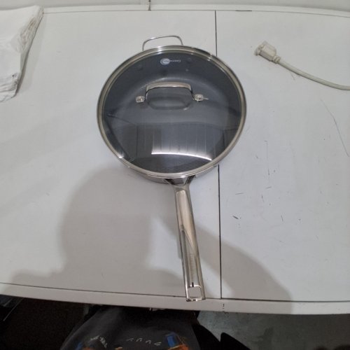 THE ORIGINAL GREENPAN SAUTE PAN WITH LID - 6.2 L - STAINLESS STEEL (MODEL: 1901739) image 2