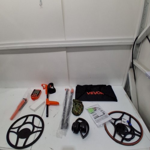 WATERPROOF METAL DETECTOR - 12" COIL - 39" TO 50" LENGTH - LCD SCREEN WITH 7 MODES AND HEADSET - IP68 WATER PROTECTION - ORANGE/BLACK (MODEL: TS185) image 4