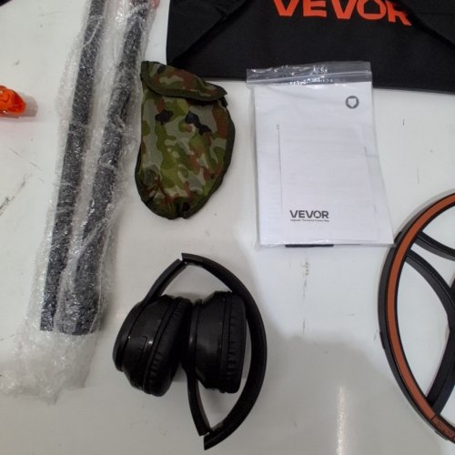 WATERPROOF METAL DETECTOR - 12" COIL - 39" TO 50" LENGTH - LCD SCREEN WITH 7 MODES AND HEADSET - IP68 WATER PROTECTION - ORANGE/BLACK (MODEL: TS185) image 5
