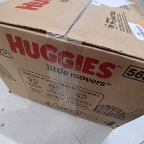 150PK HUGGIES LITTLE MOVERS DIAPERS - SIZE 4 - WHITE image 3