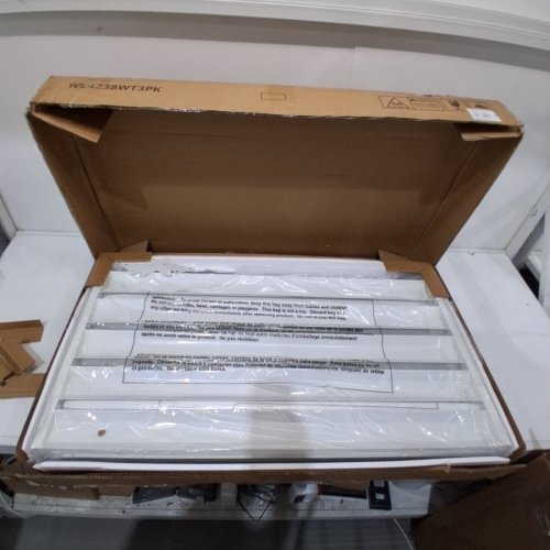 3PK BESFUR METAL PRIVACY FENCE PANELS FOR OUTSIDE - 42" H X 38" W - WHITE (MODEL: WL4238WT3PK) image 8