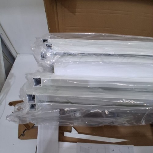 3PK BESFUR METAL PRIVACY FENCE PANELS FOR OUTSIDE - 42" H X 38" W - WHITE (MODEL: WL4238WT3PK) image 10