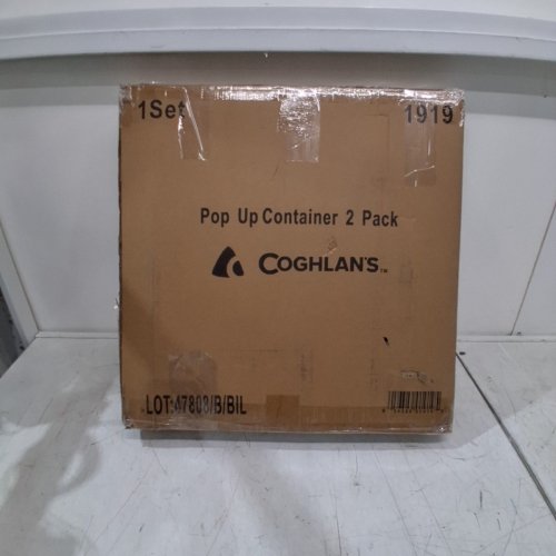 2PK COGHLAN'S POP UP CONTAINER SET- FITS 30GAL TRASH BAGS- 19.5" X 24"- BLUE & BLACK-(MODEL:1919) image 6