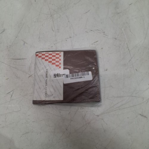MEN'S SHORT BIFOLD BUSINESS STYLE LEATHER WALLET - BROWN (MODEL: LW802) image 2