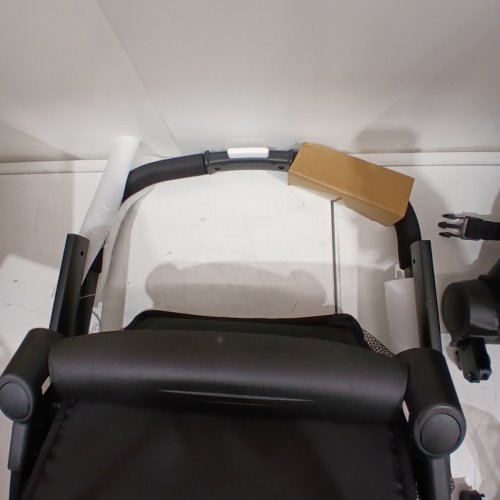 INFANS 2-IN-1 BABY STROLLER WITH ADJUSTABLE CANOPY - 39.5" X 29" - BLACK (MODEL: BB5224BK) image 6