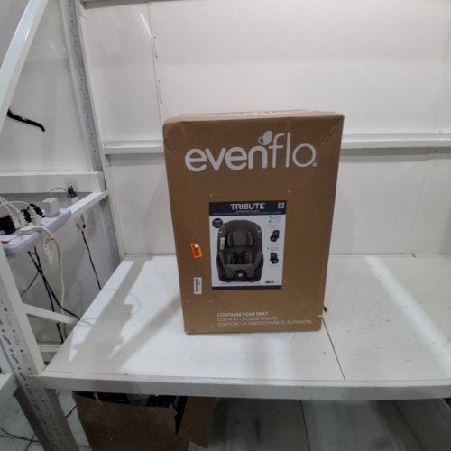 EVENFLO TRIBUTE LX CONVERTIBLE CAR SEAT - 40LBS CAP - SATURN GREY (MODEL: 38111190C) image 6