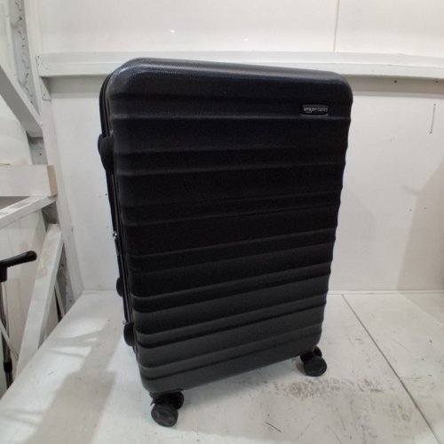 AMAZON BASICS HARDSHELL CARRY ON SPINNER SUITCASE LUGGAGE - 26" - BLACK image 3