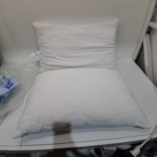 2PK BELOW ZERO COOLING PILLOW WITH MEMORY FOAM AND FIBER - QUEEN - WHITE (MODEL : 2893207) image 2