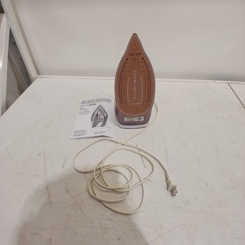 BLACK+DECKER PEARL GLIDE STEAM IRON - PINK AND WHITE (MODEL: IR2398C) image 8