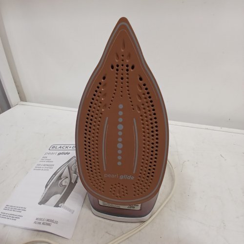 BLACK+DECKER PEARL GLIDE STEAM IRON - PINK AND WHITE (MODEL: IR2398C) image 9