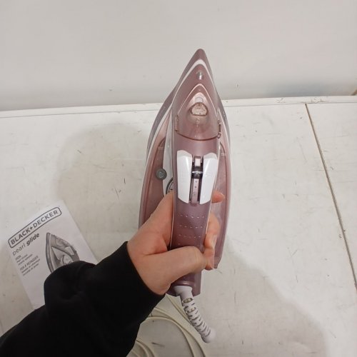 BLACK+DECKER PEARL GLIDE STEAM IRON - PINK AND WHITE (MODEL: IR2398C) image 10