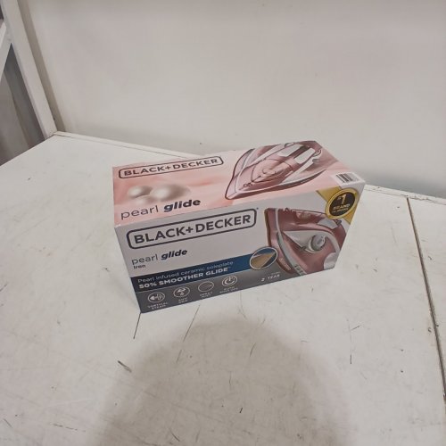 BLACK+DECKER PEARL GLIDE STEAM IRON - PINK AND WHITE (MODEL: IR2398C) image 11