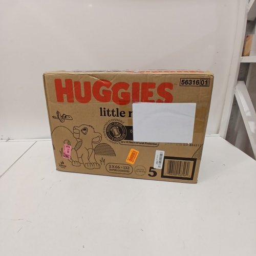 132PK HUGGIES LITTLE MOVERS DIAPERS - SIZE 5 image 3
