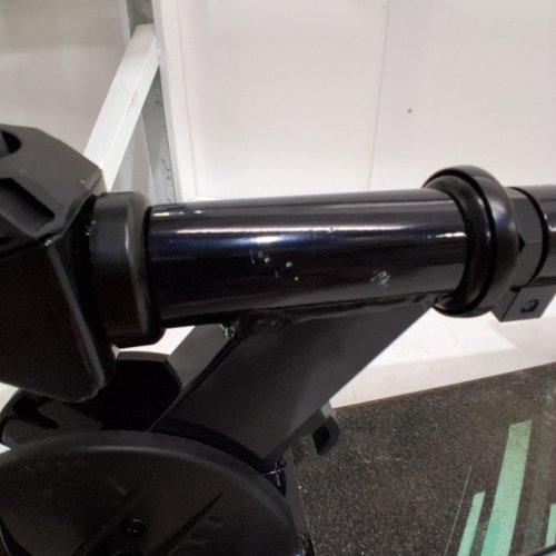 AMAZON BASICS FOLDING KICK SCOOTER - BLACK/TEAL (MODEL: AGPL1K1) image 5