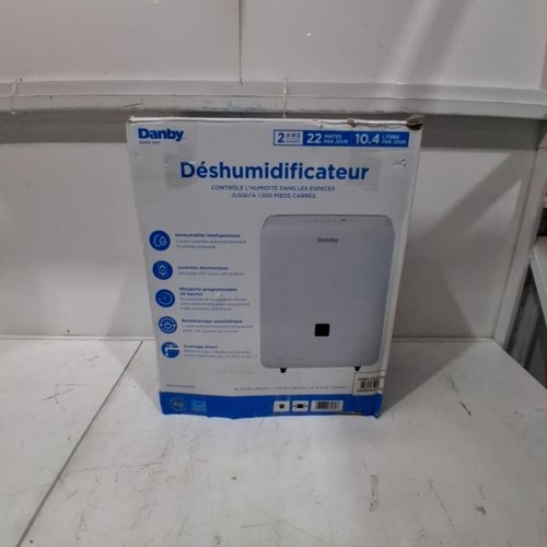 DANBY 10.4L ENERGY STAR DEHUMIDIFIER WITH SMART DEHUMIDIFY AND LED DISPLAY - 1500 SQ.FT - WHITE (MODEL: DDR020BJ2WDB) image 5