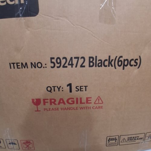 YAHEETECH HEAVY DUTY FOLDABLE EXTRA WIDE OUTDOOR 6 PANEL DOG PLAYPEN WITH DOOR- 64" X 32" X 24" - BLACK (MODEL: 592472) image 5