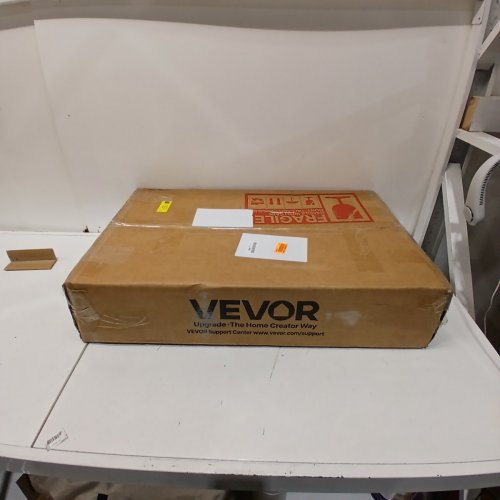 VEVOR WASHER DRYER COUNTERTOP WITH SHELF AND 2 DRAWERS & 2 HOOKS- 54" X 27" - BROWN (MODEL: DX0202-C250399S-03) image 5