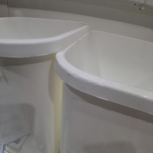 REV-A-SHELF DOUBLE PULL-OUT TOP MOUNT WOOD & WHITE WASTE CONTAINER - 13.5" / 27 QT (MODEL: 4WCTM-15DM2) image 4