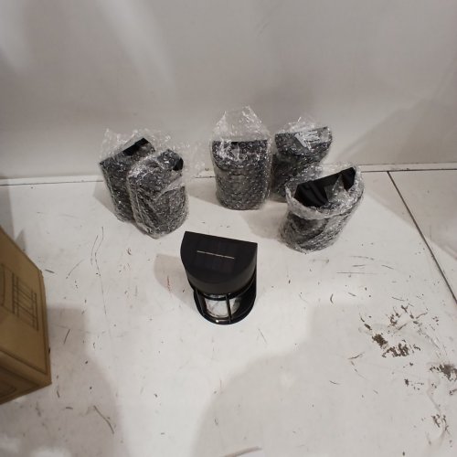 6PK BTFARM SOLAR WALL AND FENCE LIGHTS - BLACK/WARM WHITE image 3