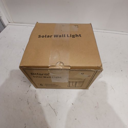 6PK BTFARM SOLAR WALL AND FENCE LIGHTS - BLACK/WARM WHITE image 4