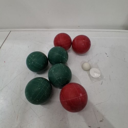 8PC AMAZONBASICS BOCCE SET WITH SOFT CARRY CASE image 2