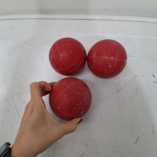 8PC AMAZONBASICS BOCCE SET WITH SOFT CARRY CASE image 4