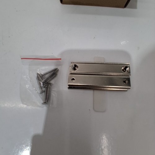 4PK RALTH RECTNGULAR POT MAGNETS FOR CUPBOARD DOORS - 2" - SILVER image 3