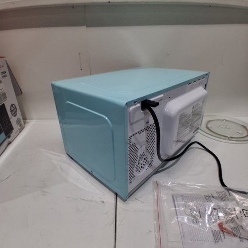 FRIGIDAIRE COUNTERTOP MICROWAVE OVEN - 120V - 11.7A - 0.9 CUBIC FEET - BLACK/BLUE (MODEL: EMW953-BLUE) image 6