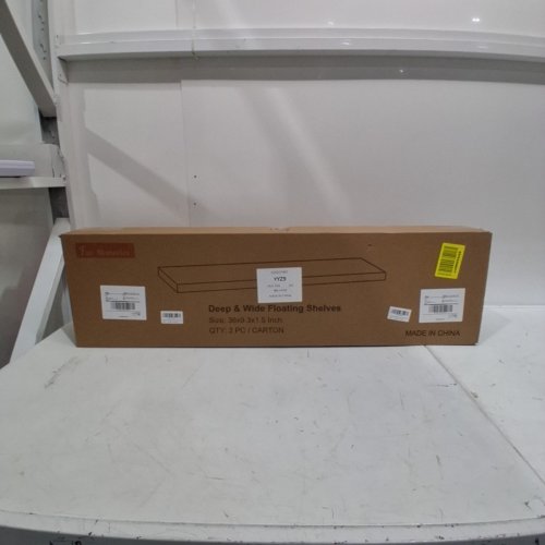 2PK FUN MEMORIES DEEP & WIDE FLOATING SHELVES FOR KITCHEN, BEDROOM - 36" - OAK image 2