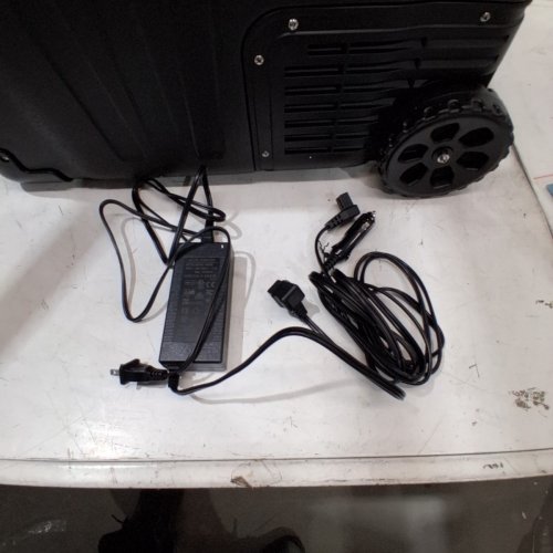 EUHOMY DUAL ZONE ELECTRIC PORTABLE COOLER - 12V/24V - 45L - BLACK/GREY (MODEL: ZBD-50) image 5