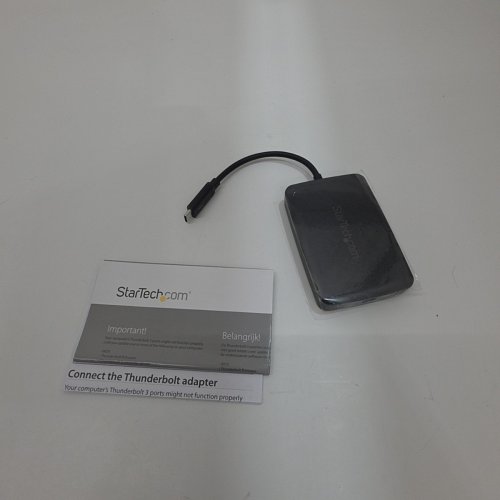 STARTECH THUNDERBOLT 3 TO THUNDERBOLT 2 ADAPTER - BLACK - (MODEL: TBT3TBTADAP) image 2