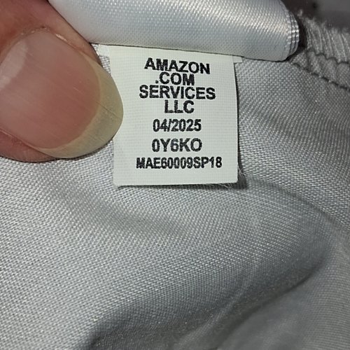 MEN'S AMAZON ESSENTIALS SLIM-FIT WRINKLE-RESISTANT FLAT-FRONT CHINO PANT - 35W X 28 L - LIGHT GREY (STYLE: MAE60009SP18) image 3