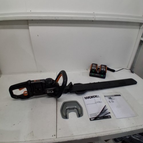 WORX NITRO BRUSHLESS HEDGE TRIMMER - 40V - 24" - BLACK/ORANGE (MODEL: WG286) image 3