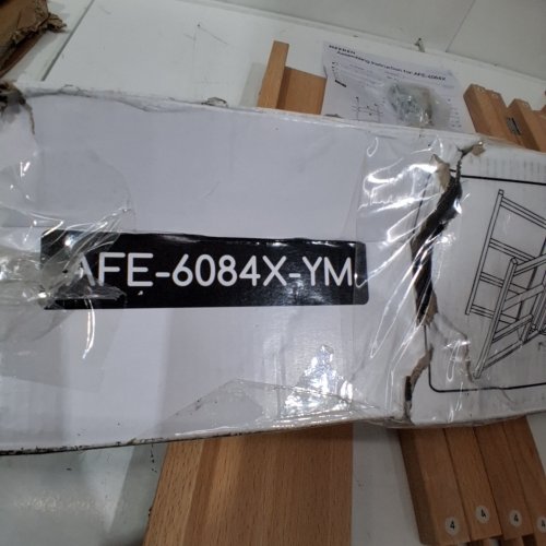 MEEDEN FOLDING WOOD PRINT RACK/ART STORAGE - NATURAL WOOD (MODEL: AFE-6084X-YM) image 2